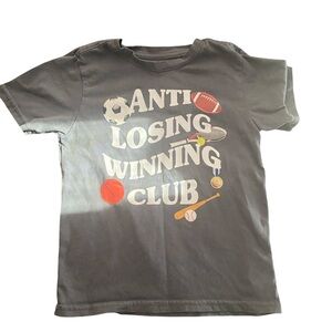 BCG Charcoal Kids Tee with Sports Graphics